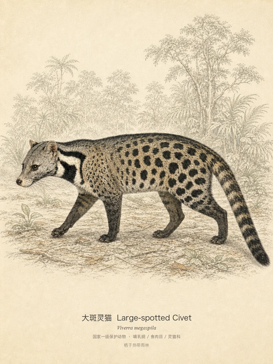 大斑灵猫