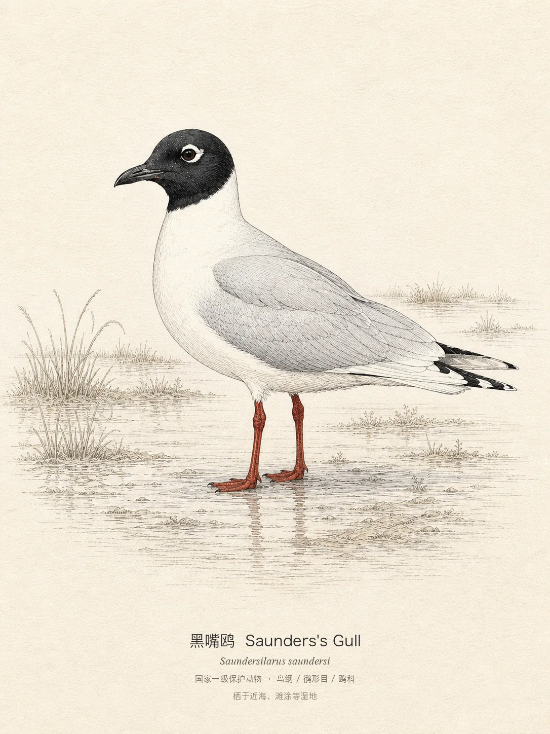 黑嘴鸥