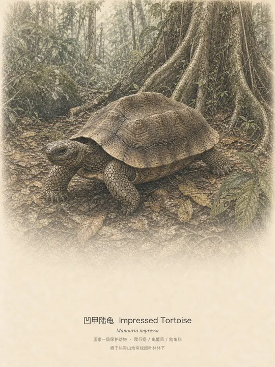 凹甲陆龟