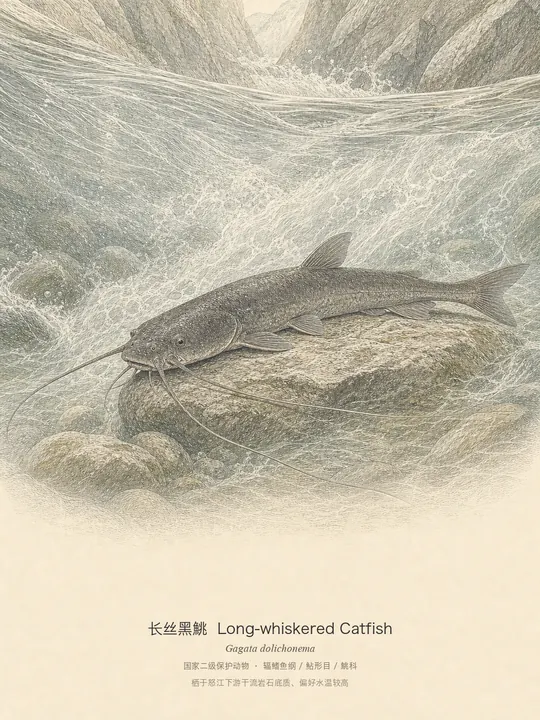 长丝黑鮡