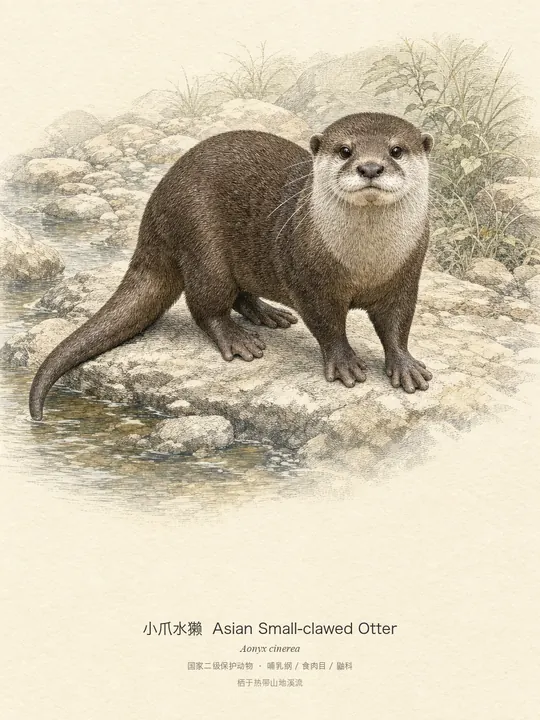 小爪水獭