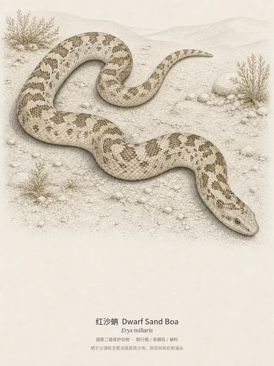 红沙蚺