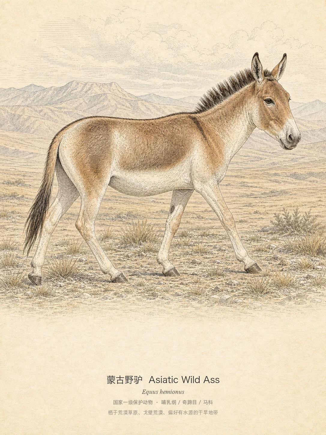 蒙古野驴图鉴
