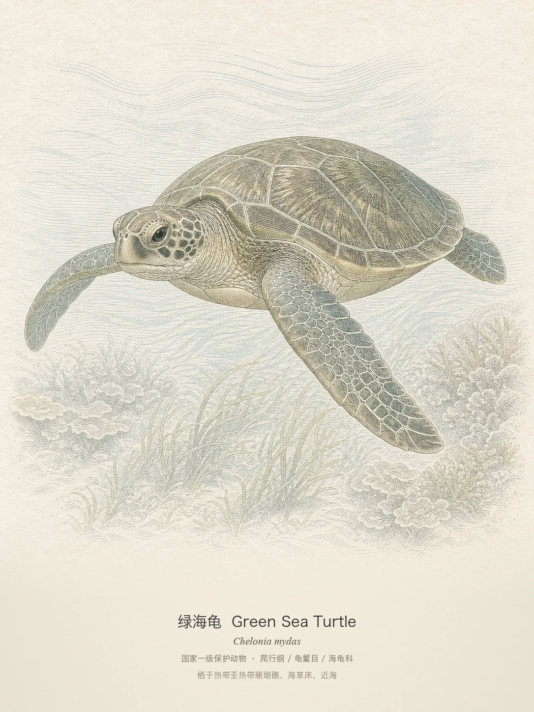 绿海龟图鉴