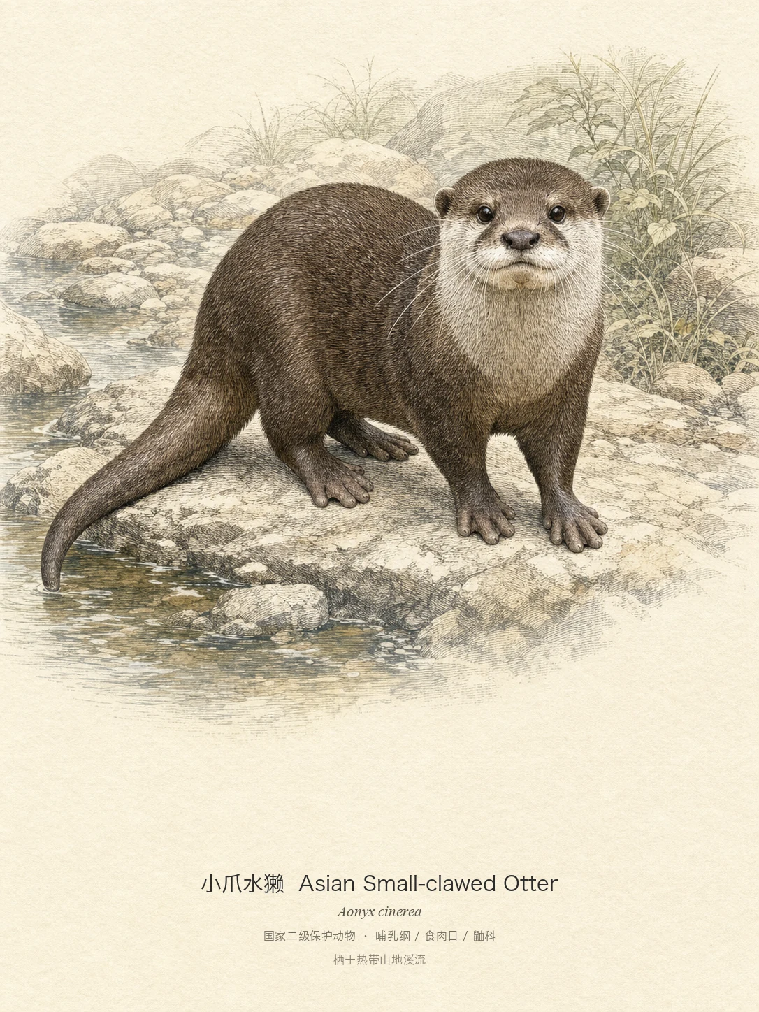 小爪水獭图鉴